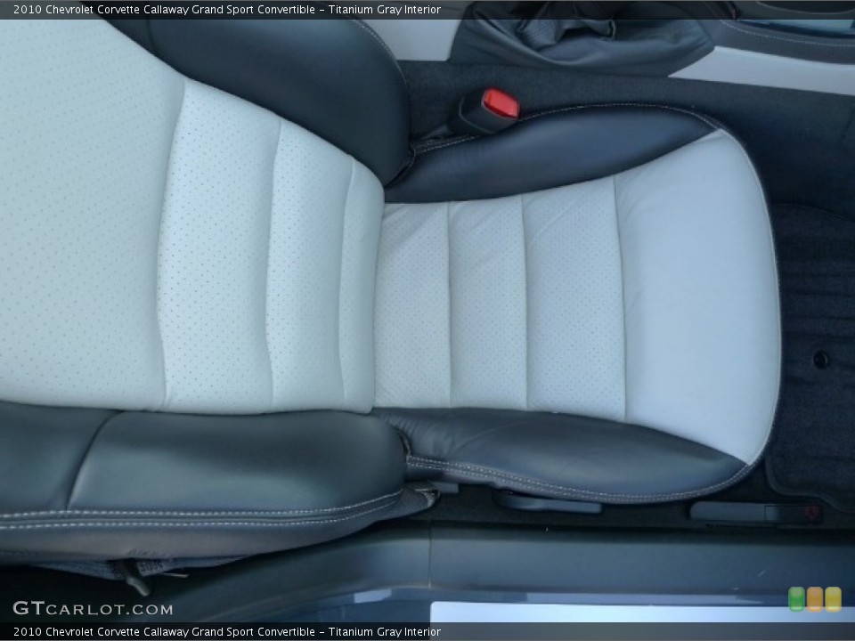 Titanium Gray Interior Photo for the 2010 Chevrolet Corvette Callaway Grand Sport Convertible #55949848