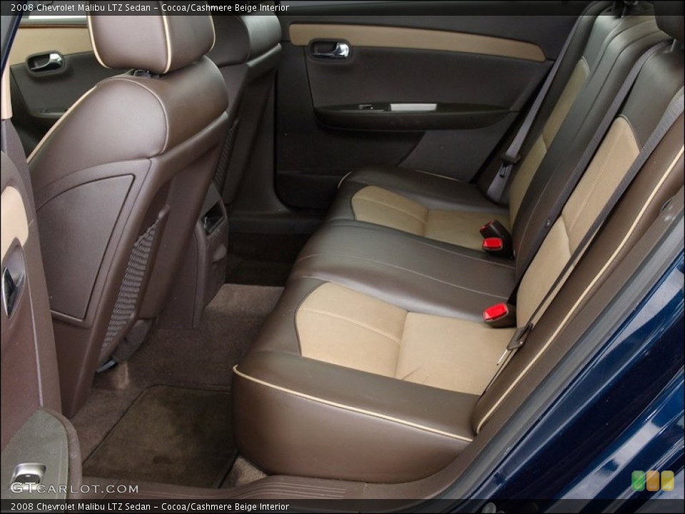 Cocoa/Cashmere Beige Interior Photo for the 2008 Chevrolet Malibu LTZ Sedan #55950232