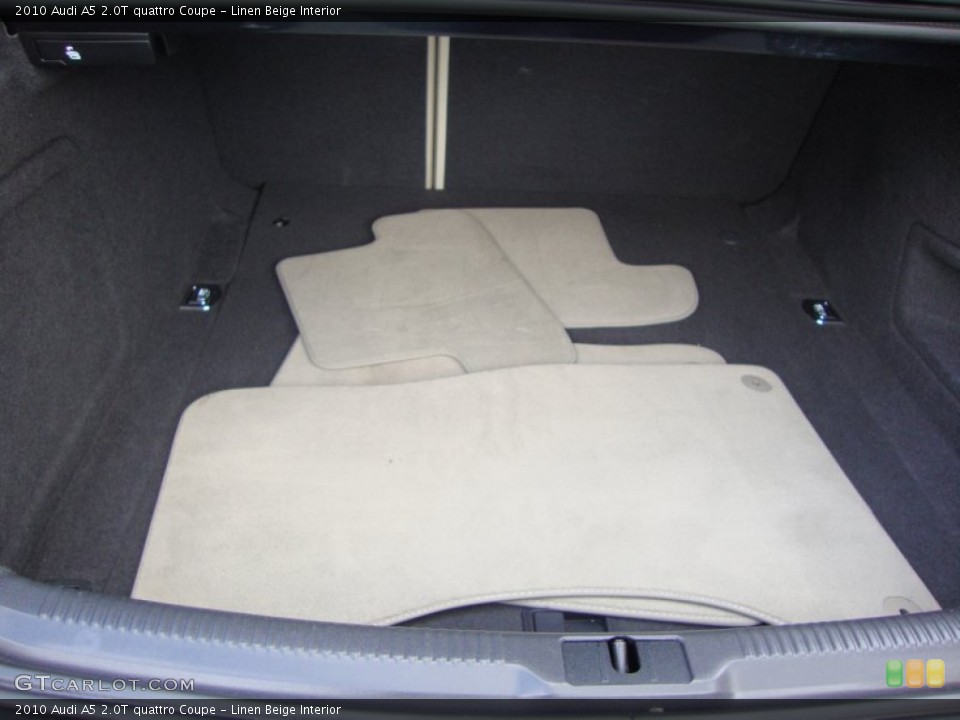 Linen Beige Interior Trunk for the 2010 Audi A5 2.0T quattro Coupe #55950769