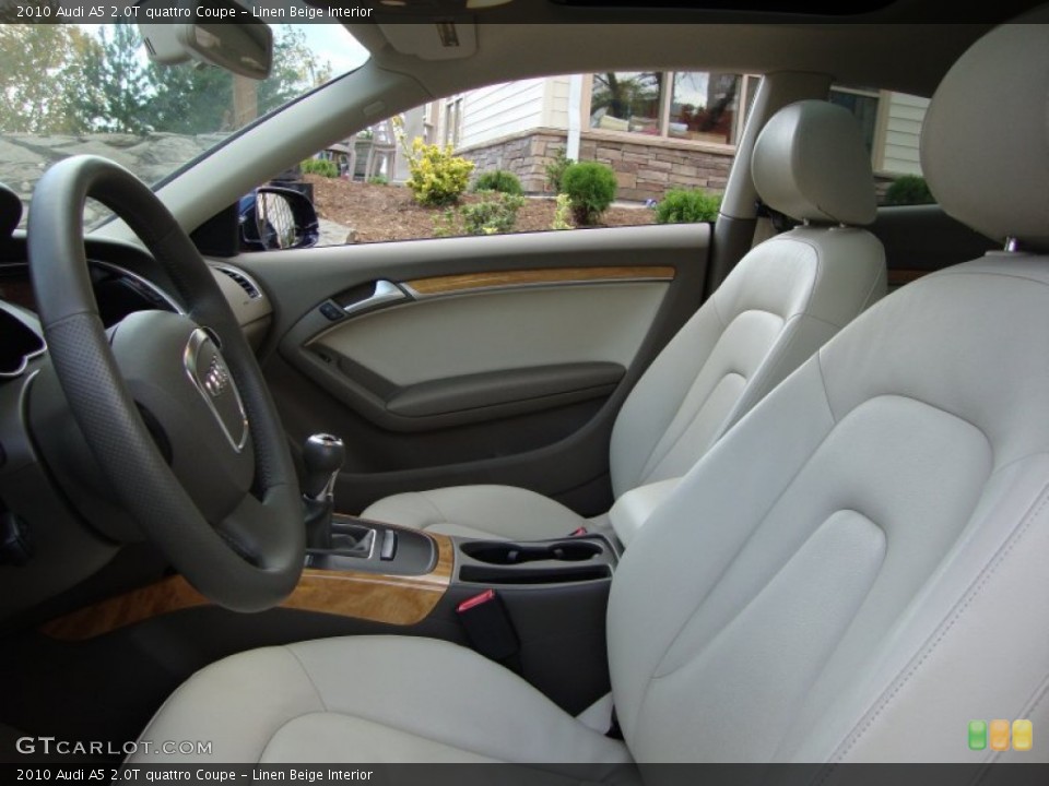 Linen Beige Interior Photo for the 2010 Audi A5 2.0T quattro Coupe #55950829