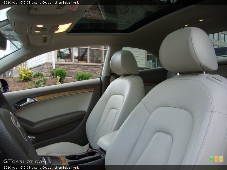 Linen Beige Interior Photo for the 2010 Audi A5 2.0T quattro Coupe #55950862