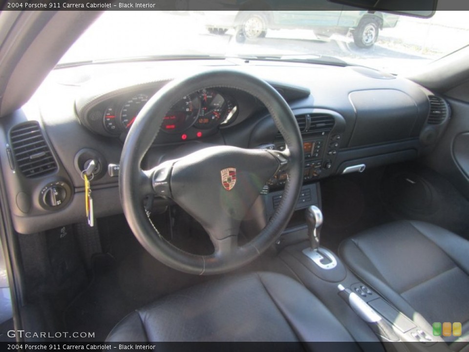 Black Interior Dashboard for the 2004 Porsche 911 Carrera Cabriolet #55951768