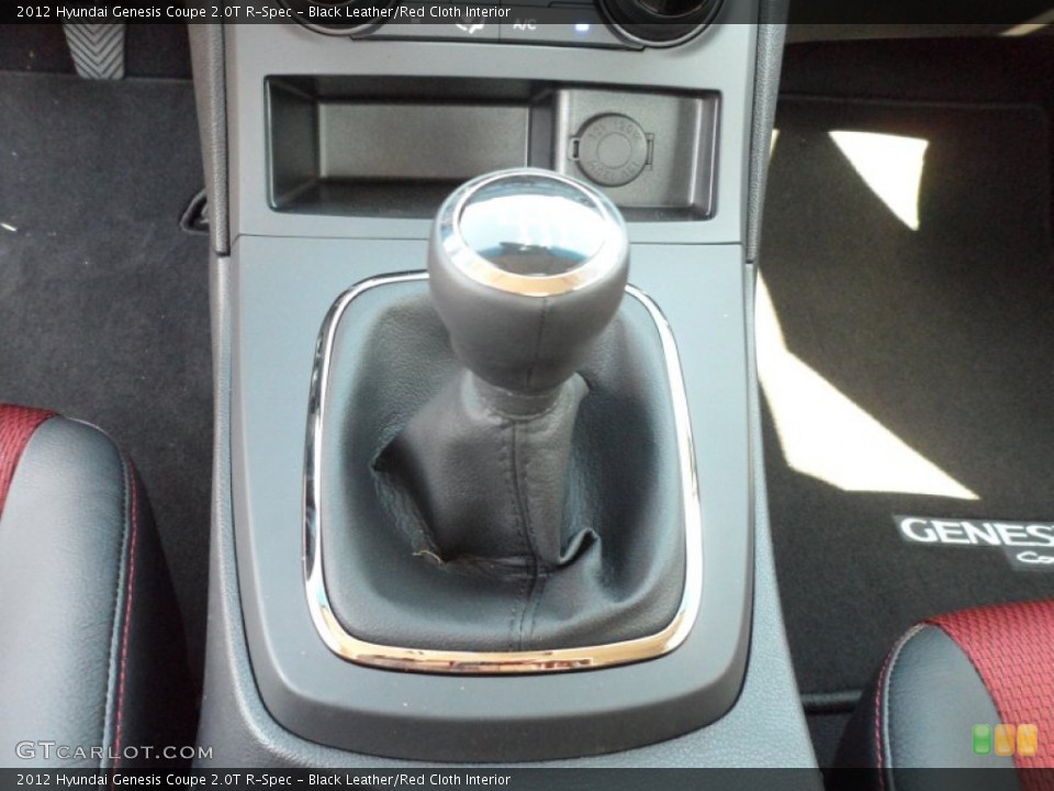 Black Leather/Red Cloth Interior Transmission for the 2012 Hyundai Genesis Coupe 2.0T R-Spec #55951876