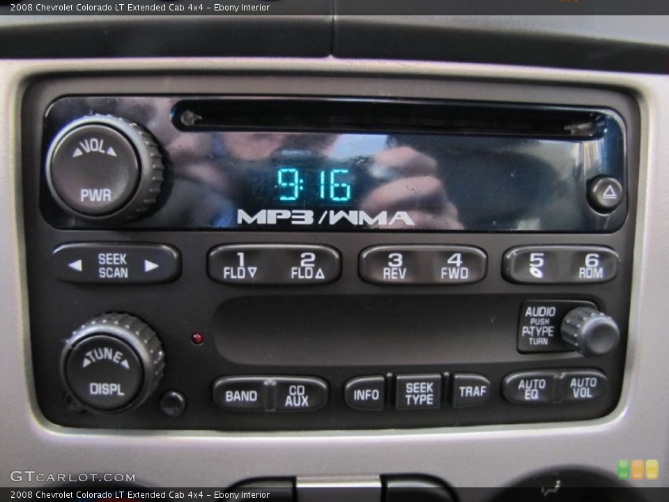 Ebony Interior Audio System for the 2008 Chevrolet Colorado LT Extended Cab 4x4 #55952200