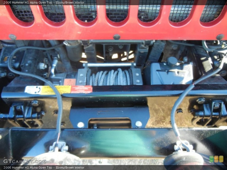 Ebony/Brown Interior Controls for the 2006 Hummer H1 Alpha Open Top #55953637