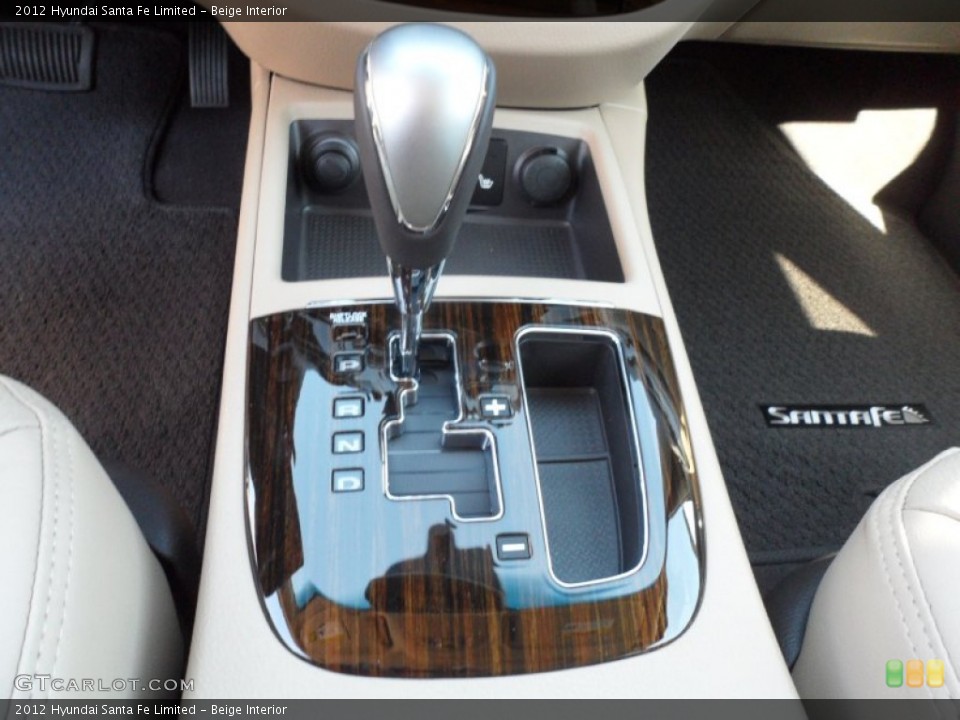 Beige Interior Transmission for the 2012 Hyundai Santa Fe Limited #55953682