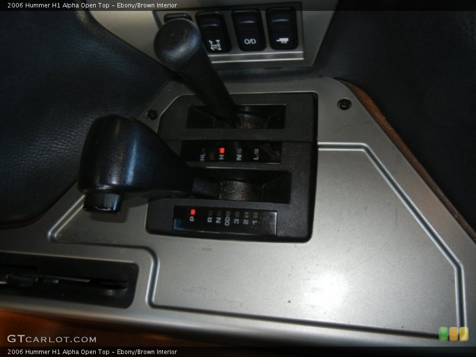 Ebony/Brown Interior Transmission for the 2006 Hummer H1 Alpha Open Top #55953790