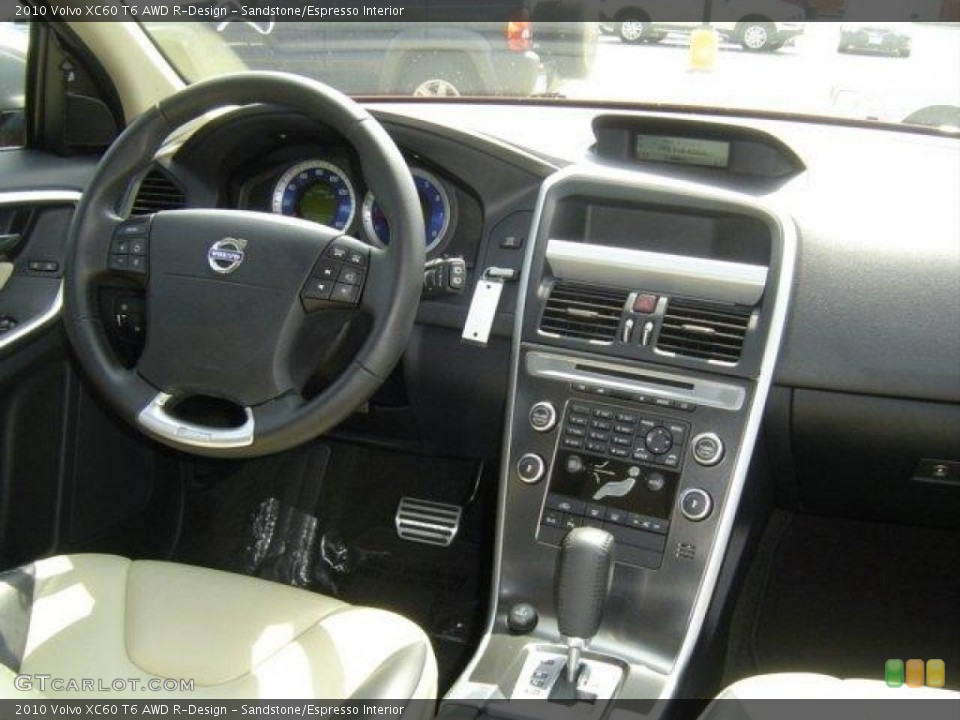 Sandstone/Espresso Interior Dashboard for the 2010 Volvo XC60 T6 AWD R-Design #55957347