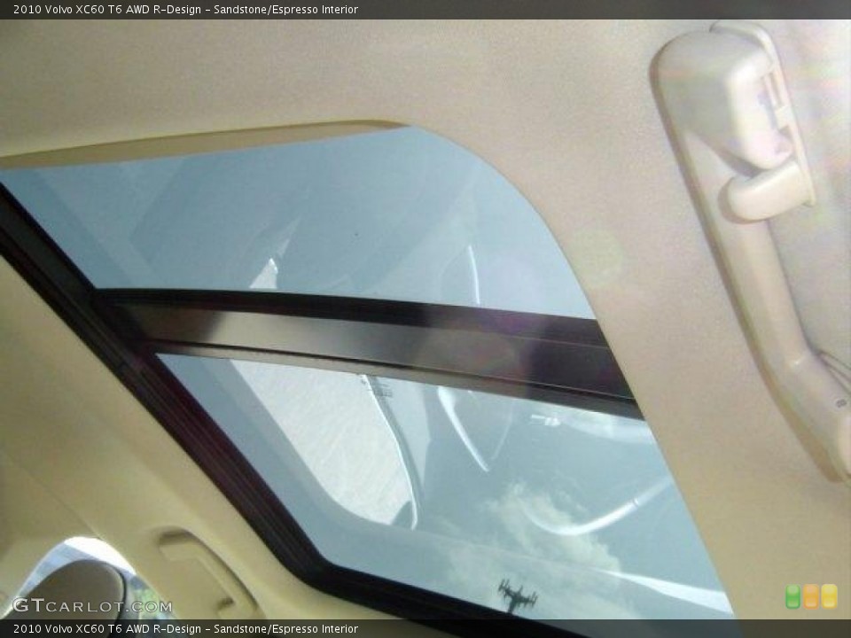 Sandstone/Espresso Interior Sunroof for the 2010 Volvo XC60 T6 AWD R-Design #55957365