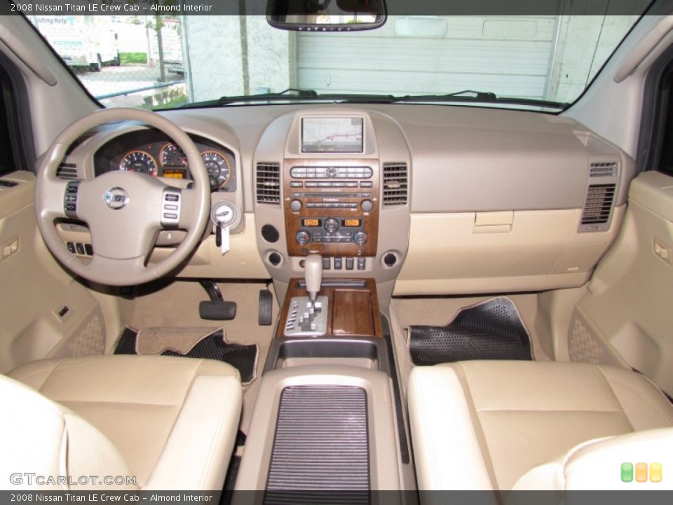 Almond Interior Dashboard for the 2008 Nissan Titan LE Crew Cab #55957785