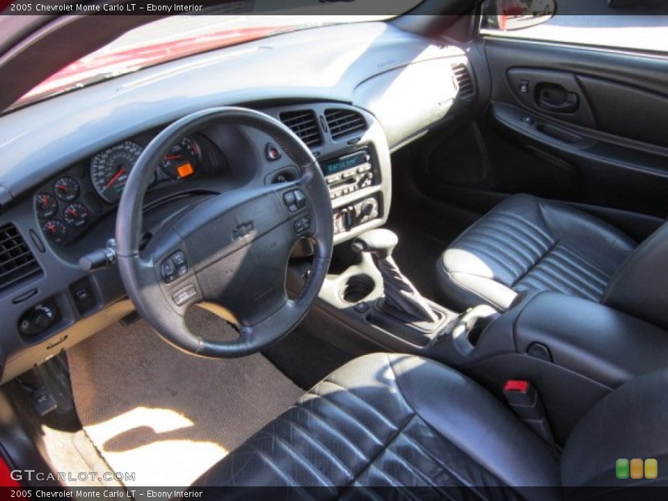 Ebony Interior Prime Interior for the 2005 Chevrolet Monte Carlo LT #55958497