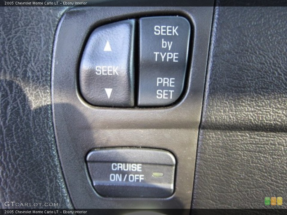 Ebony Interior Controls for the 2005 Chevrolet Monte Carlo LT #55958520