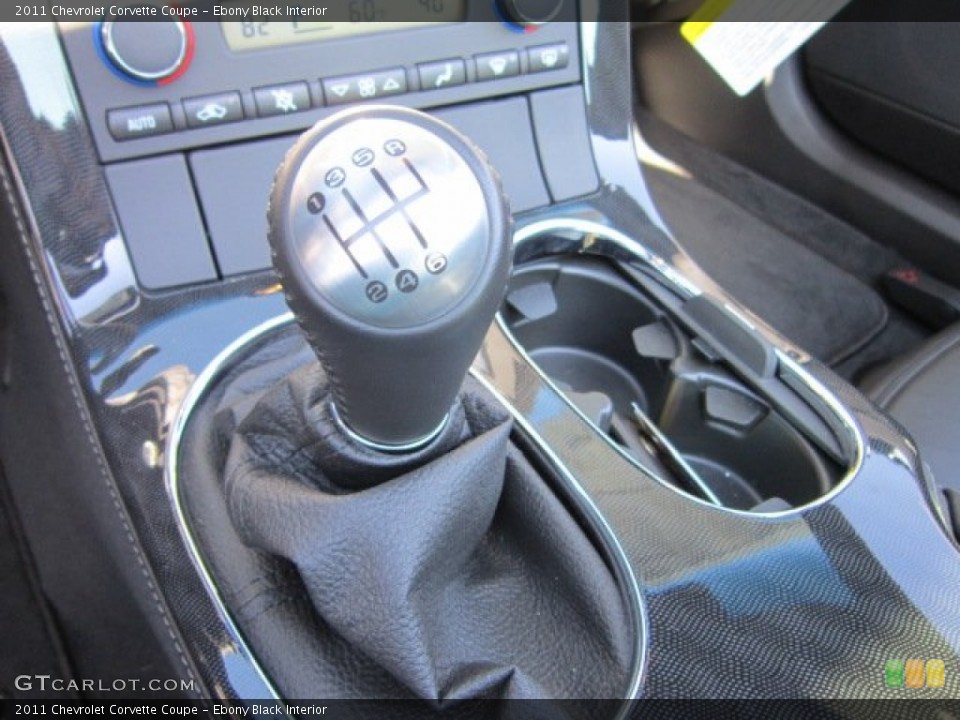 Ebony Black Interior Transmission for the 2011 Chevrolet Corvette Coupe #55959825