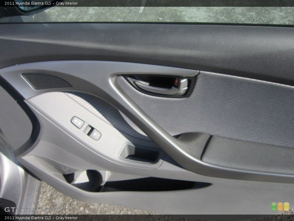Gray Interior Door Panel for the 2011 Hyundai Elantra GLS #55960644