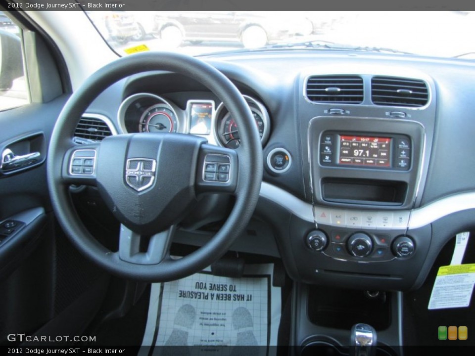 Black Interior Dashboard for the 2012 Dodge Journey SXT #55961205