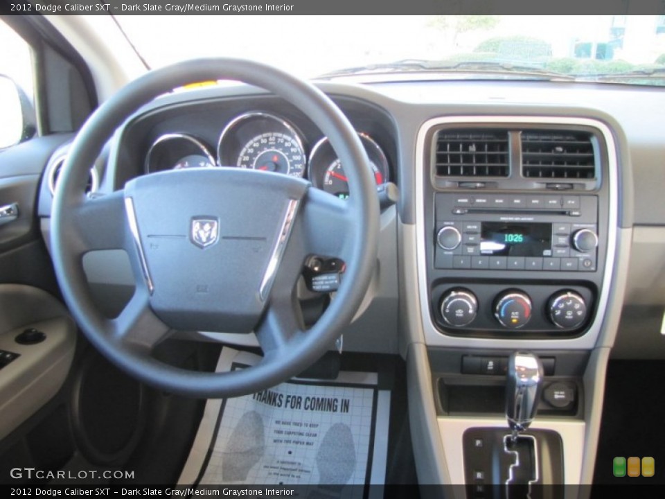 Dark Slate Gray/Medium Graystone Interior Dashboard for the 2012 Dodge Caliber SXT #55962432