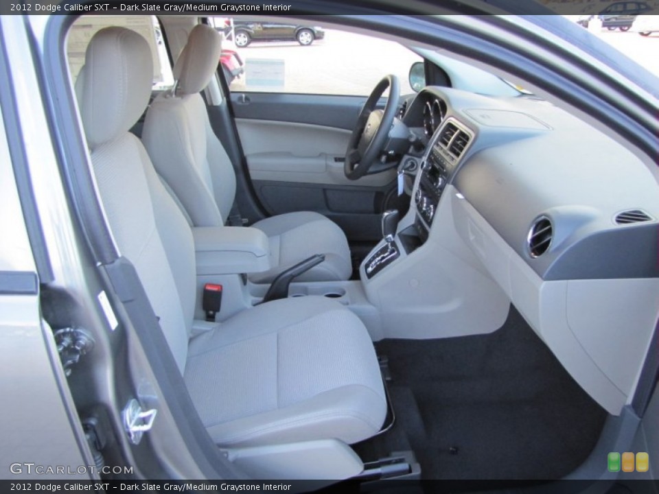 Dark Slate Gray/Medium Graystone 2012 Dodge Caliber Interiors