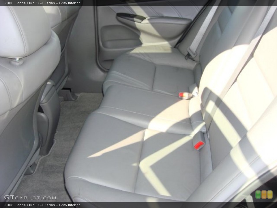 Gray Interior Photo for the 2008 Honda Civic EX-L Sedan #55963794