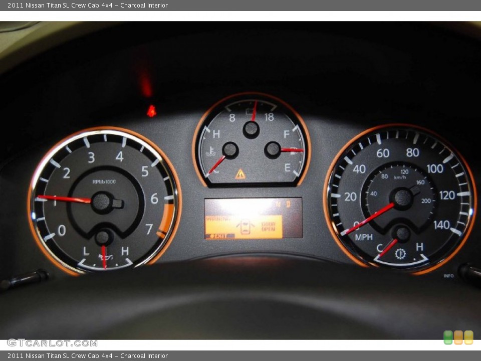 Charcoal Interior Gauges for the 2011 Nissan Titan SL Crew Cab 4x4 #55965138