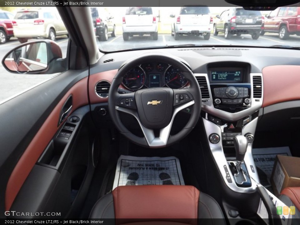 Jet Black/Brick Interior Dashboard for the 2012 Chevrolet Cruze LTZ/RS #55966839