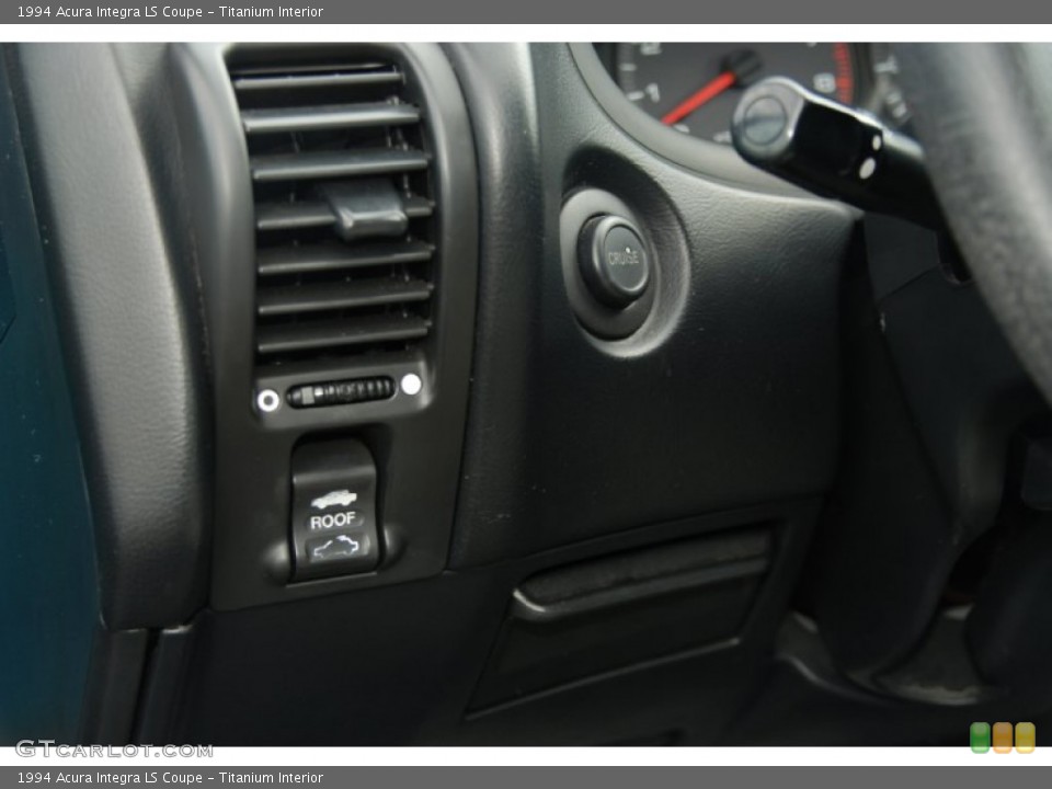 Titanium Interior Controls for the 1994 Acura Integra LS Coupe #55969778