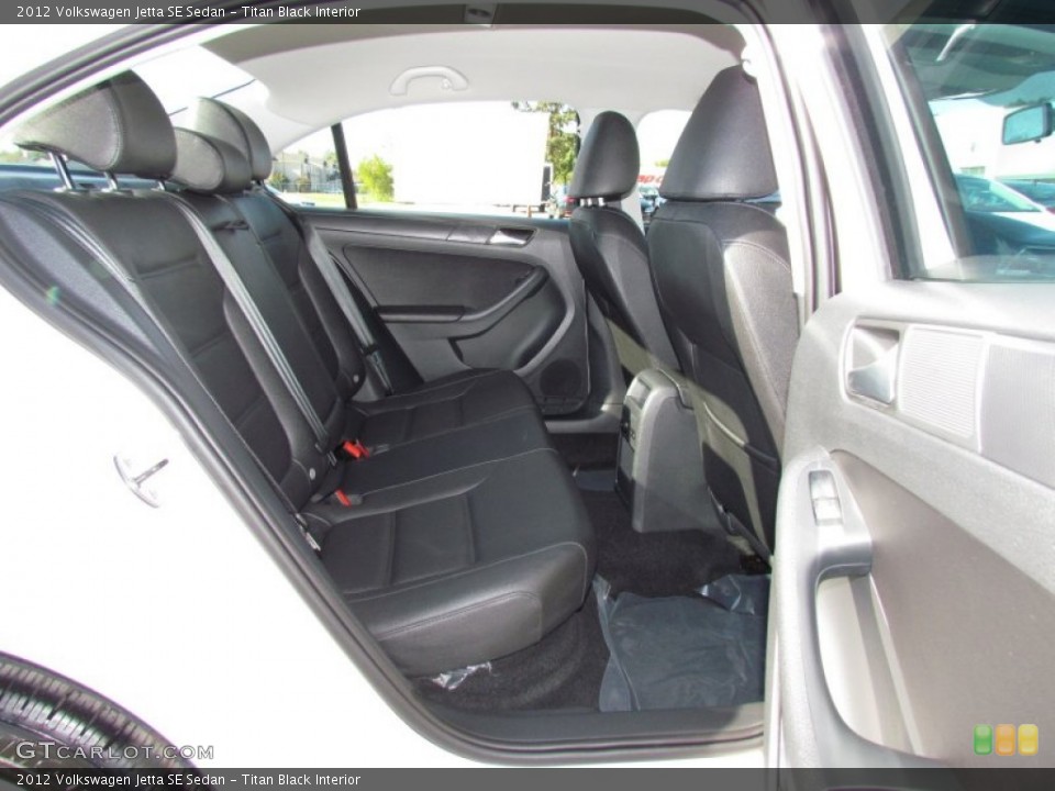 Titan Black Interior Photo for the 2012 Volkswagen Jetta SE Sedan #55971120