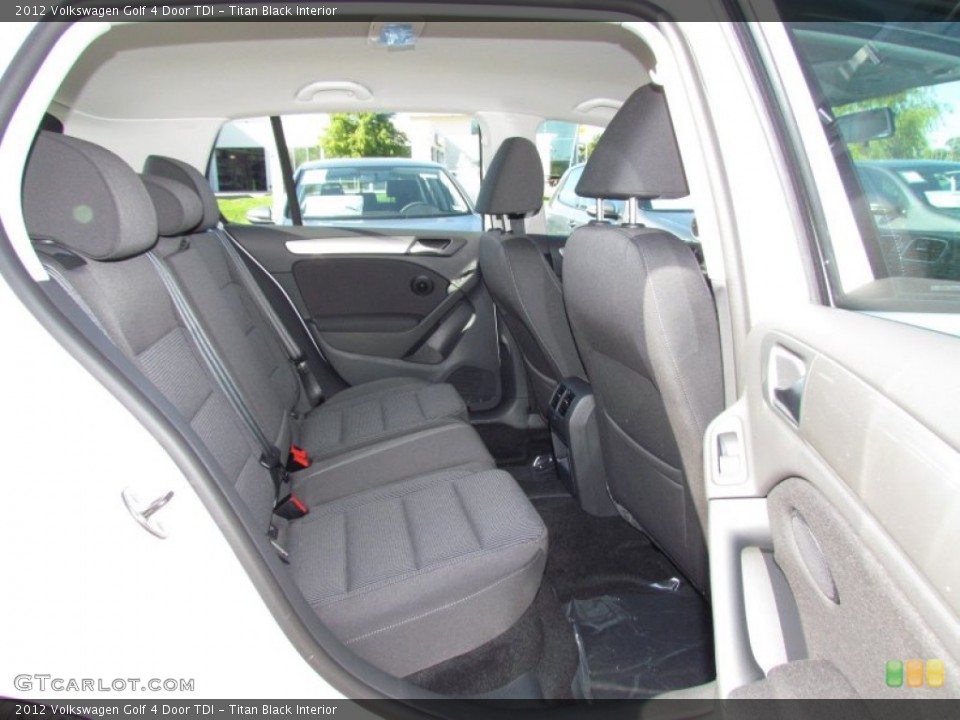 Titan Black Interior Photo for the 2012 Volkswagen Golf 4 Door TDI #55971732