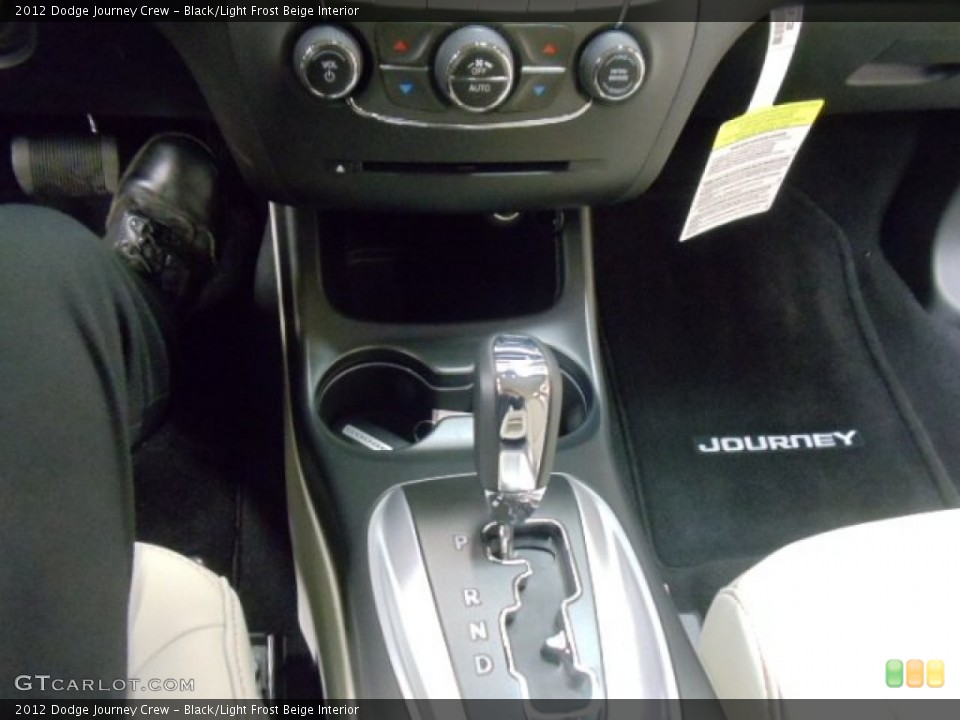 Black/Light Frost Beige Interior Transmission for the 2012 Dodge Journey Crew #55972161