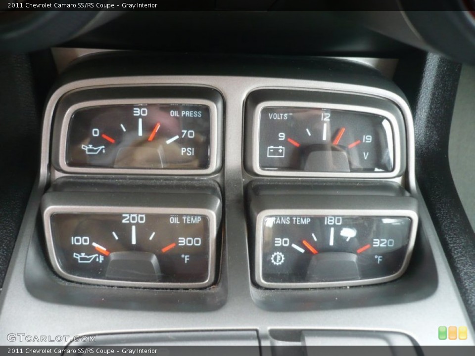 Gray Interior Gauges for the 2011 Chevrolet Camaro SS/RS Coupe #55972614