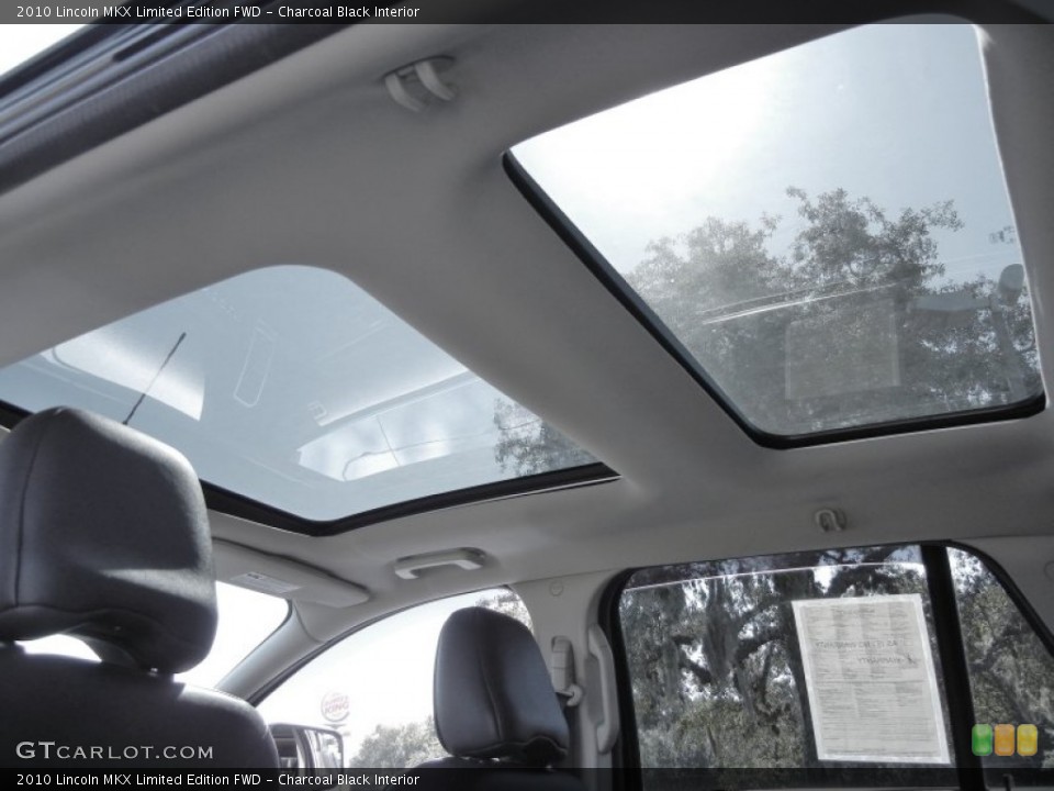 Charcoal Black Interior Sunroof for the 2010 Lincoln MKX Limited Edition FWD #55972818