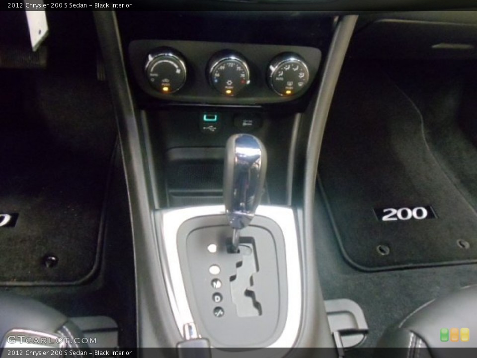 Black Interior Transmission for the 2012 Chrysler 200 S Sedan #55973303