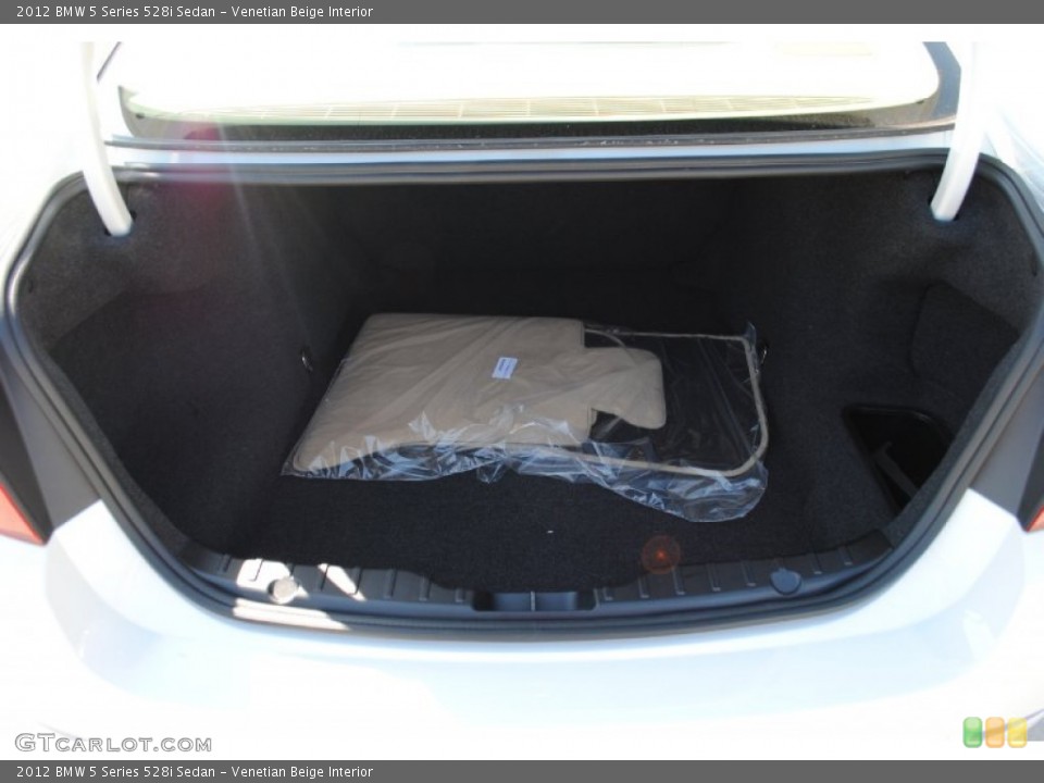 Venetian Beige Interior Trunk for the 2012 BMW 5 Series 528i Sedan #55974649