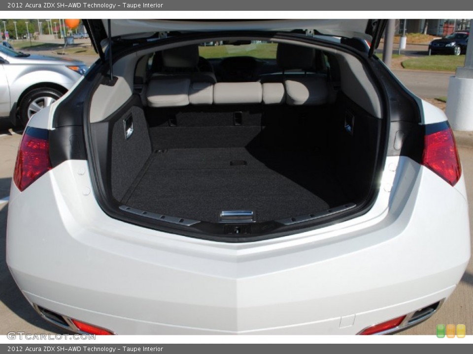 Taupe Interior Trunk for the 2012 Acura ZDX SH-AWD Technology #55975108