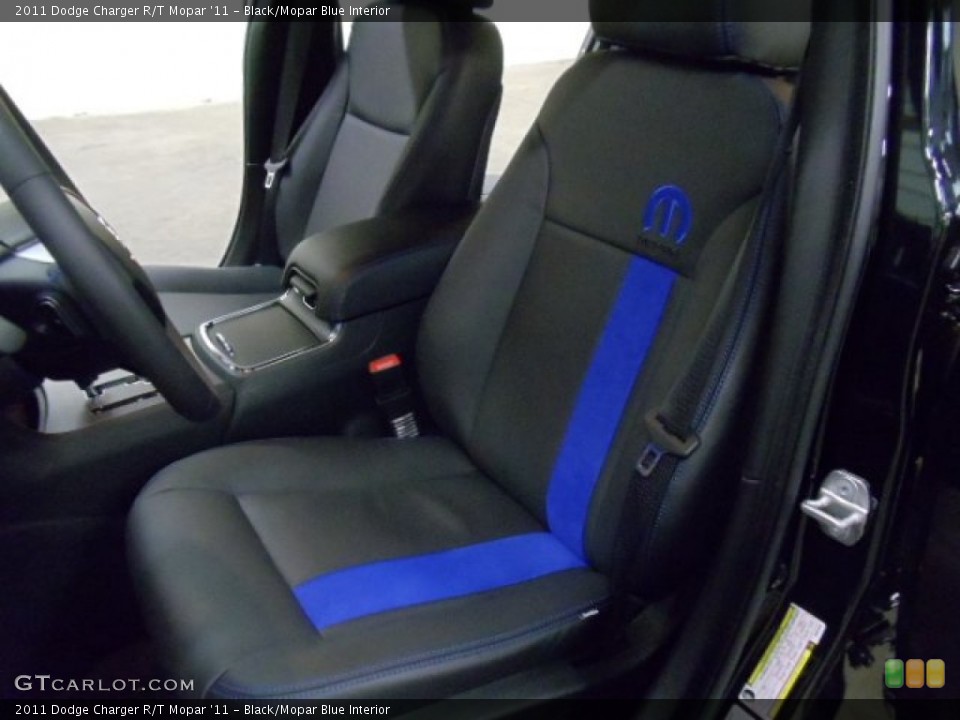 Black/Mopar Blue Interior Photo for the 2011 Dodge Charger R/T Mopar '11 #55975624