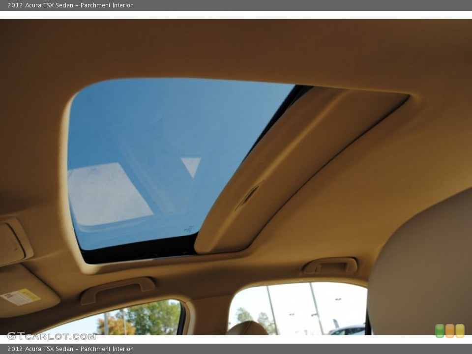 Parchment Interior Sunroof for the 2012 Acura TSX Sedan #55975720