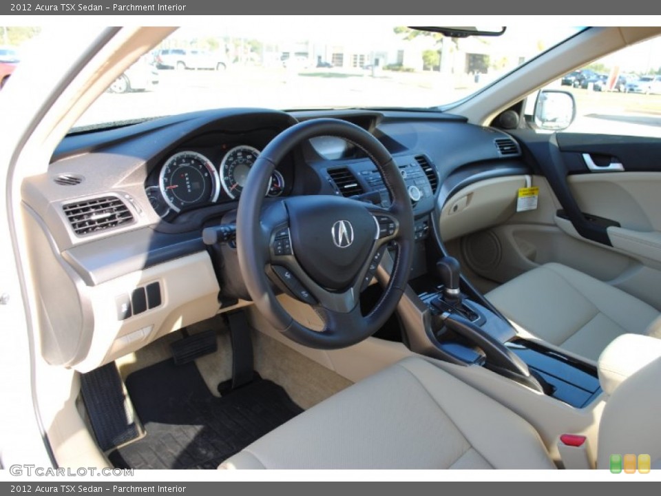 Parchment Interior Prime Interior for the 2012 Acura TSX Sedan #55975729