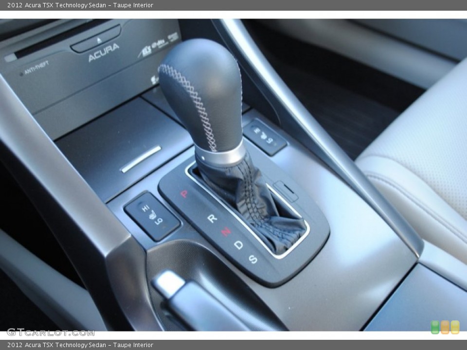 Taupe Interior Transmission for the 2012 Acura TSX Technology Sedan #55975941