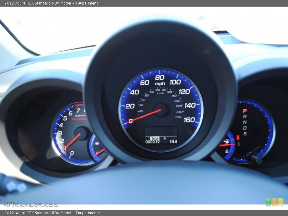 Taupe Interior Gauges for the 2012 Acura RDX  #55976077