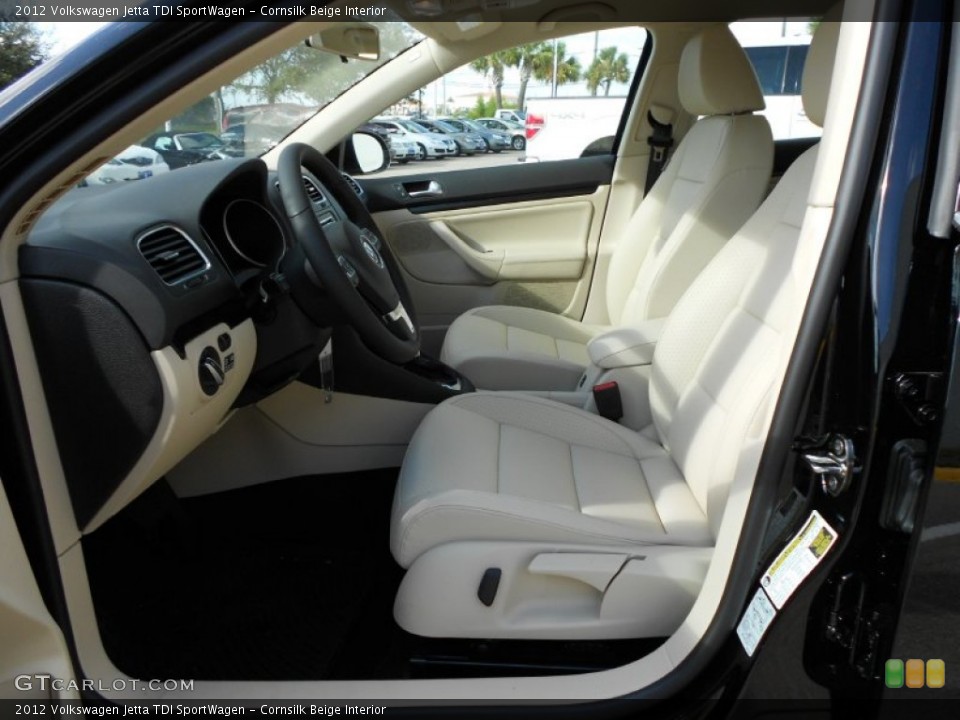 Cornsilk Beige Interior Photo for the 2012 Volkswagen Jetta TDI SportWagen #55976398