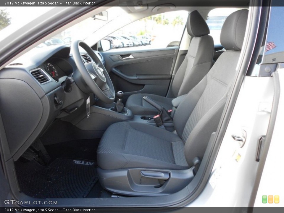 Titan Black Interior Photo for the 2012 Volkswagen Jetta S Sedan #55978438