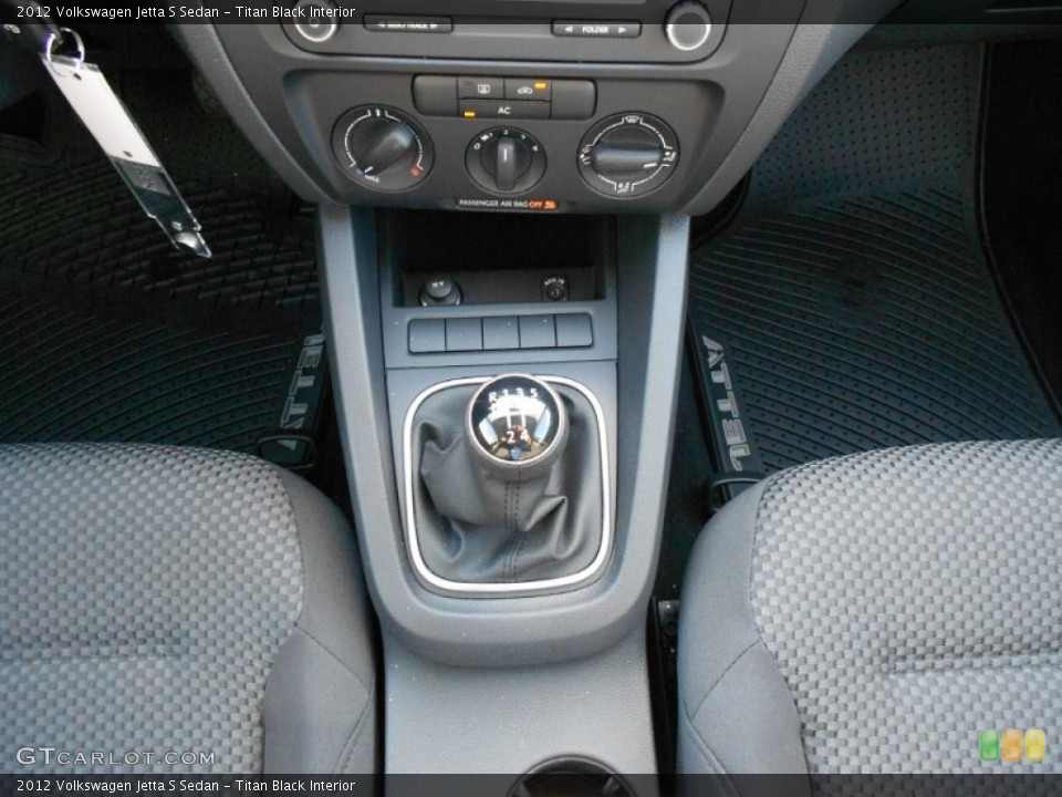 Titan Black Interior Transmission for the 2012 Volkswagen Jetta S Sedan #55978503