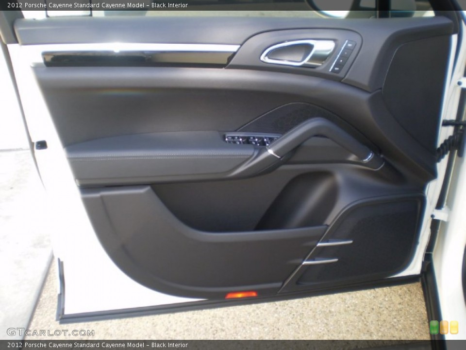 Black Interior Door Panel for the 2012 Porsche Cayenne  #55979932