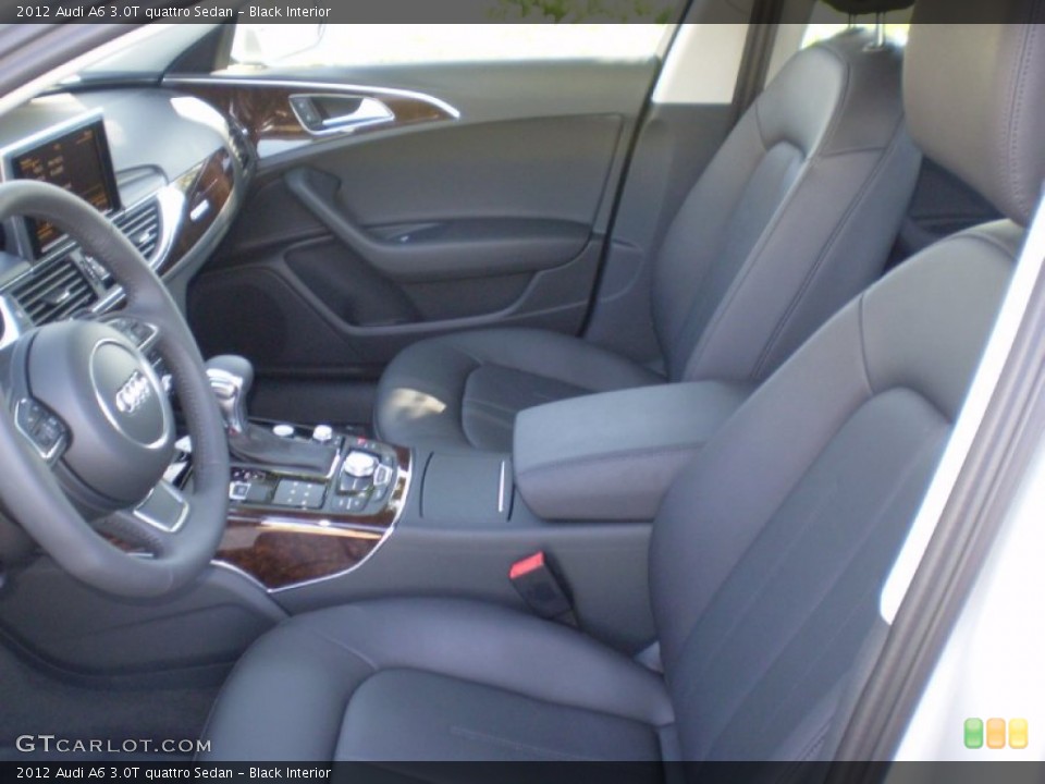 Black Interior Photo for the 2012 Audi A6 3.0T quattro Sedan #55980169