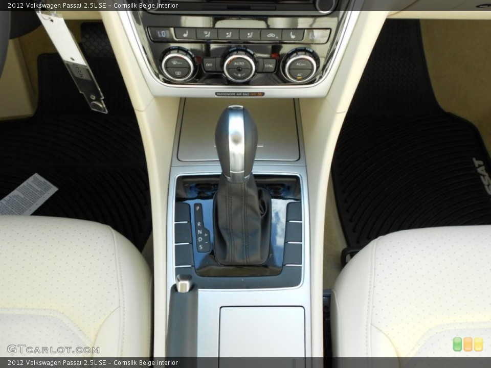 Cornsilk Beige Interior Transmission for the 2012 Volkswagen Passat 2.5L SE #55980511