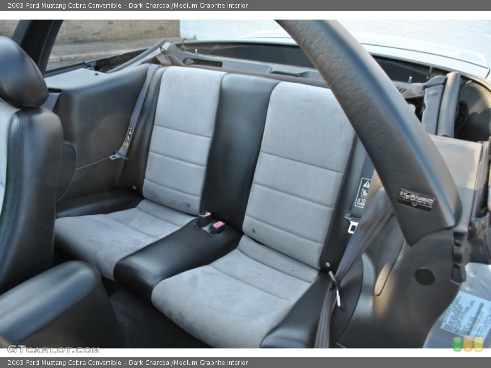 Dark Charcoal/Medium Graphite Interior Photo for the 2003 Ford Mustang Cobra Convertible #55981559