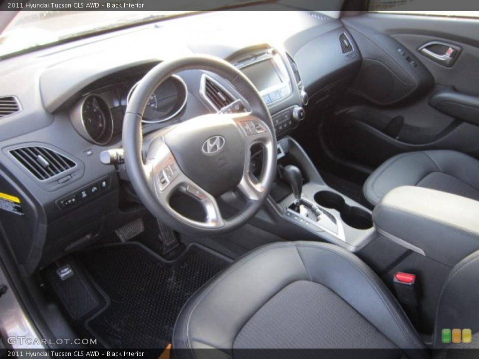Black Interior Prime Interior for the 2011 Hyundai Tucson GLS AWD #55983193
