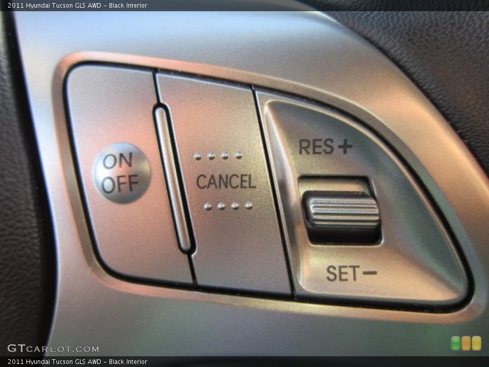 Black Interior Controls for the 2011 Hyundai Tucson GLS AWD #55983208
