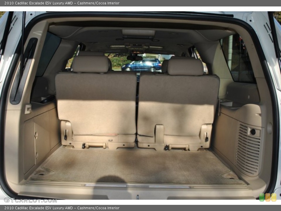 Cashmere/Cocoa Interior Trunk for the 2010 Cadillac Escalade ESV Luxury AWD #55985995