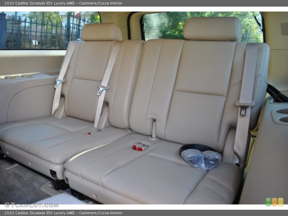 Cashmere/Cocoa Interior Photo for the 2010 Cadillac Escalade ESV Luxury AWD #55986022