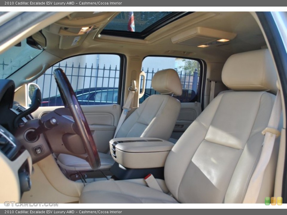 Cashmere/Cocoa Interior Photo for the 2010 Cadillac Escalade ESV Luxury AWD #55986045